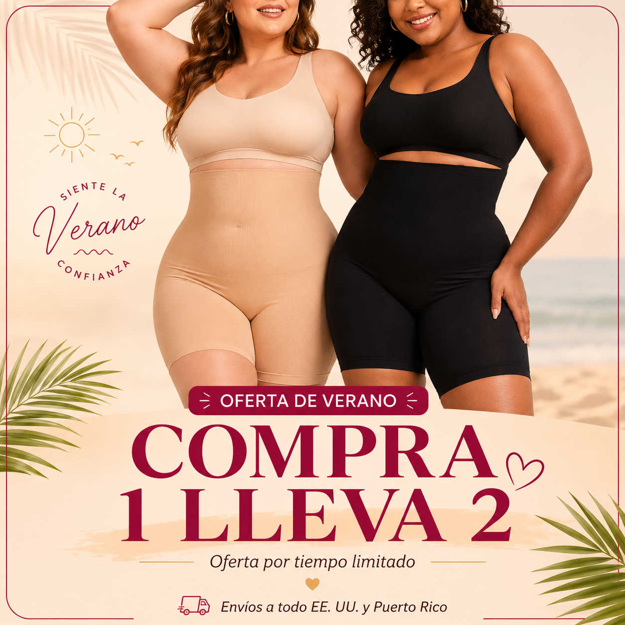 2x1 Up Shaper™ - Faja moldeadora de compresión suave